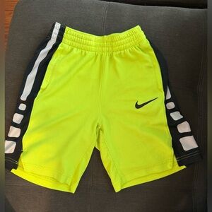 Nike Kids Bright Yellow Sports Shorts